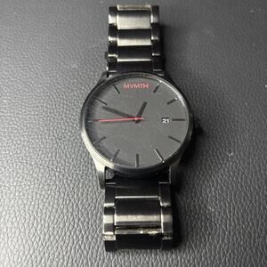 mvmt watch men (classic w/ Stainless Black Wristband)
